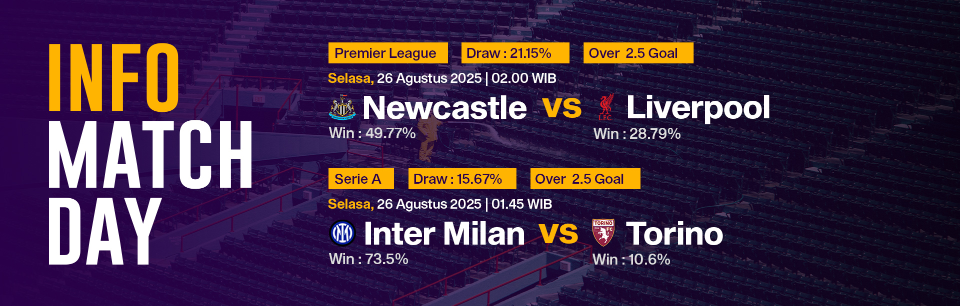 MATCH 26 AGUSTUS 2025