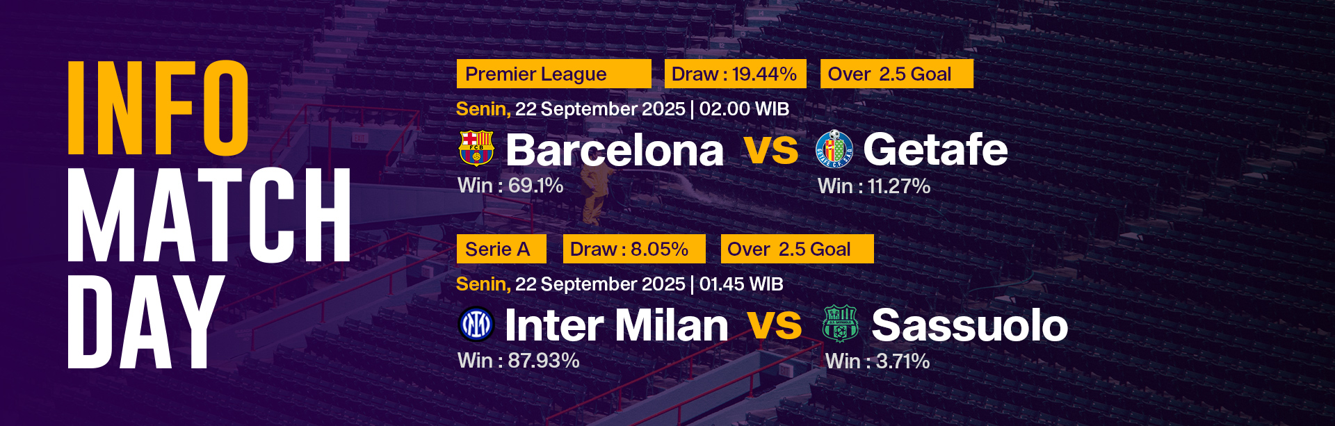 MATCH 22 SEPTEMBER 2025