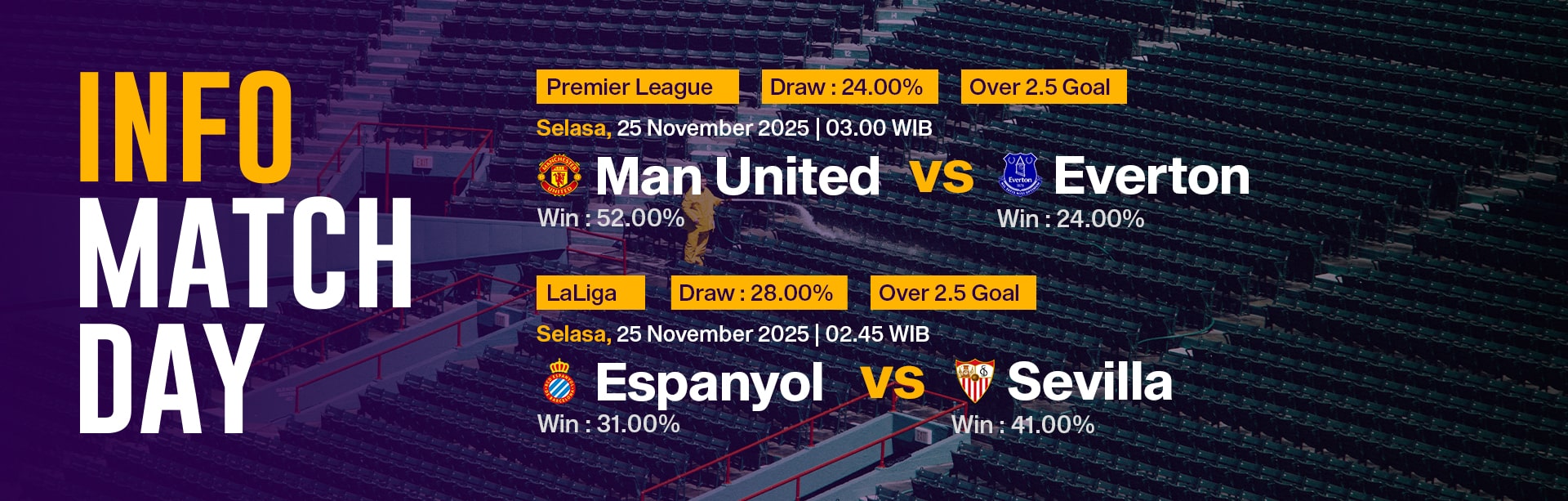 JADWAL BOLA 25 NOVEMBER 2025