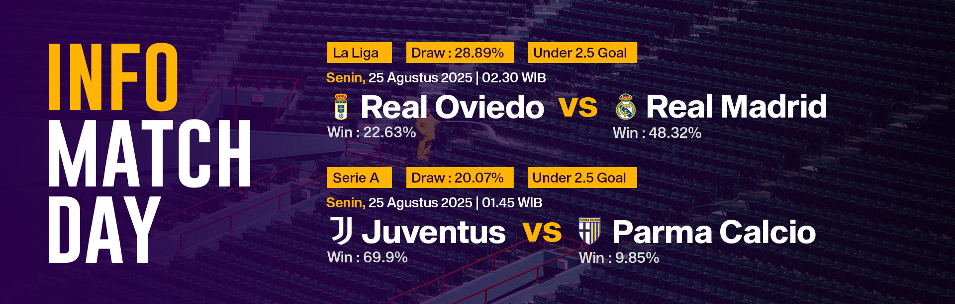 MATCH 25 AGUSTUS 2025