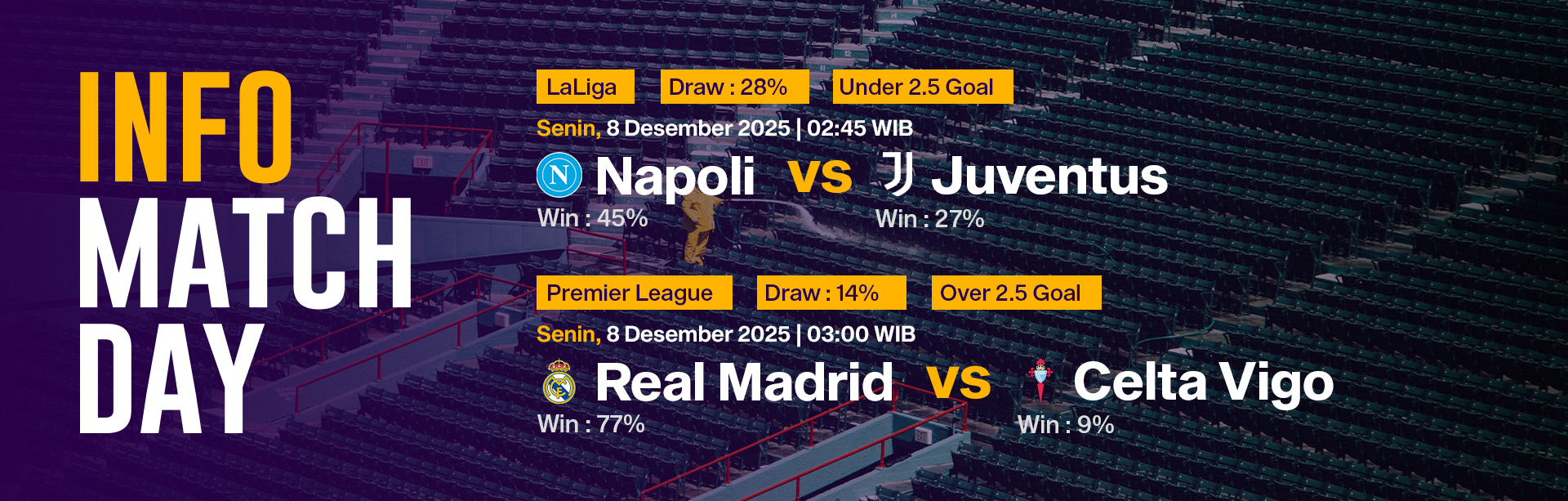 JADWAL BOLA 08 DESEMBER 2025