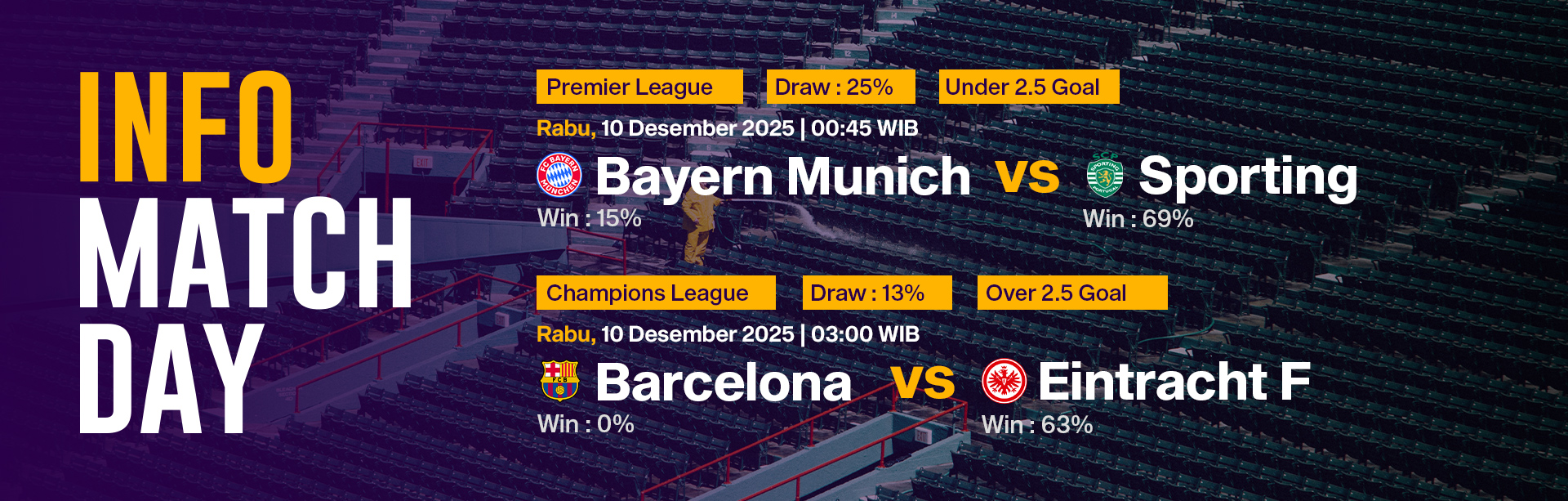 JADWAL BOLA 10 DESEMBER 2025