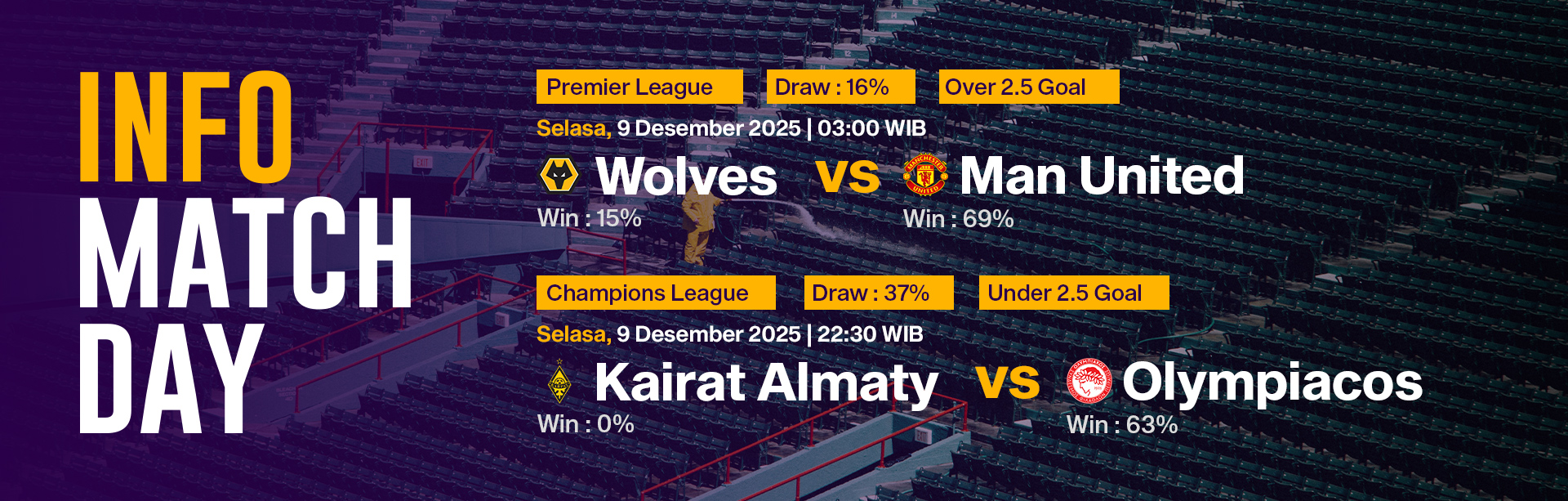 JADWAL BOLA 09 DESEMBER 2025