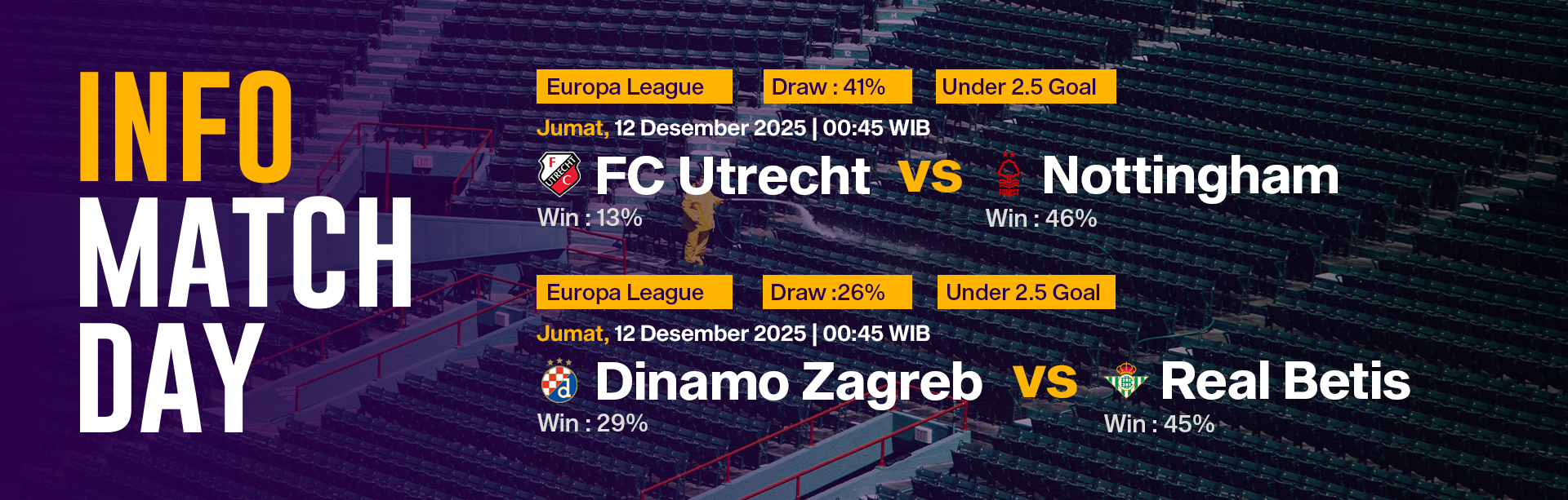 JADWAL BOLA 12 DESEMBER 2025