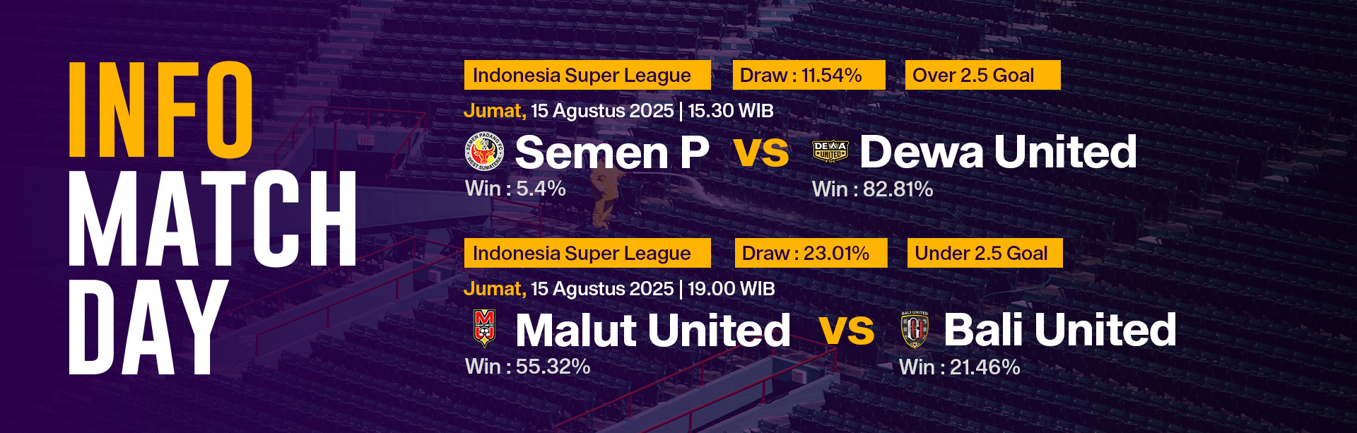 MATCH 15 AGUSTUS 2025