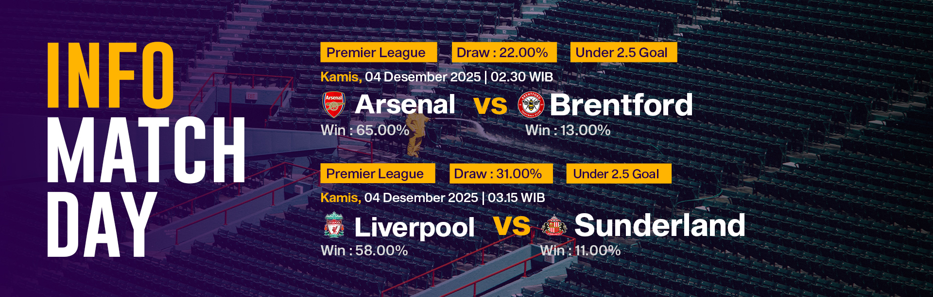 JADWAL BOLA 04 DESEMBER 2025