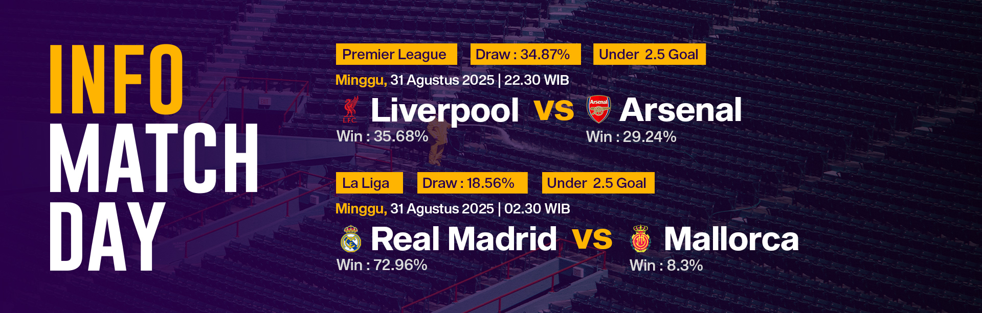 MATCH 31 AGUSTUS 2025