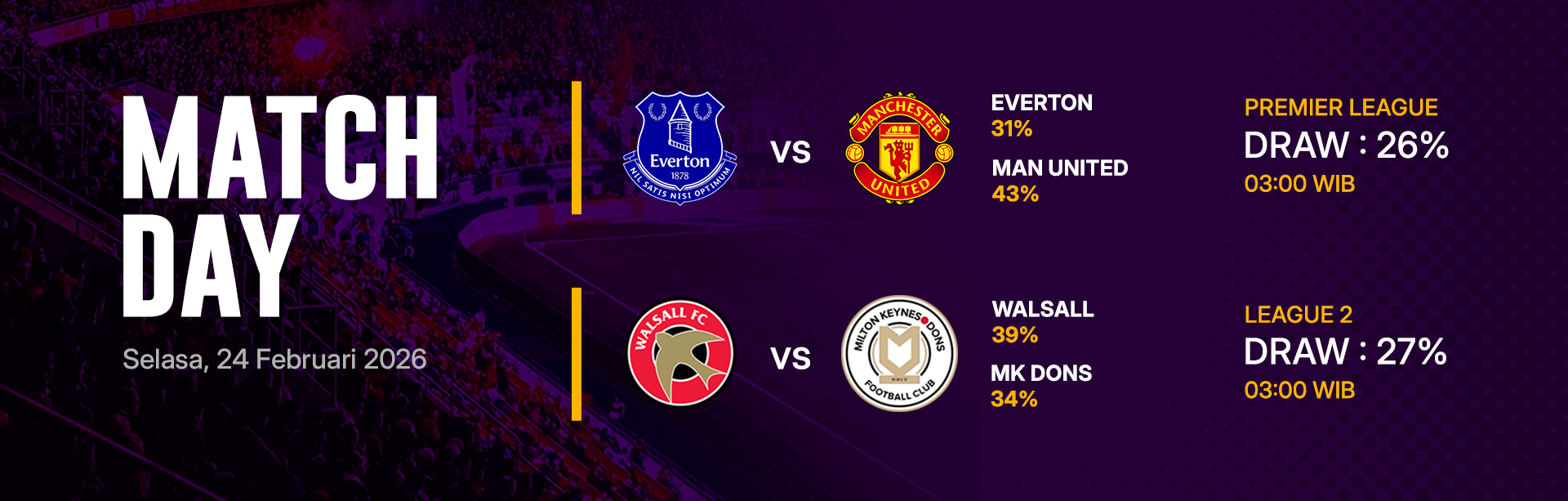 JADWAL BOLA 24 FEBRUARI 2026