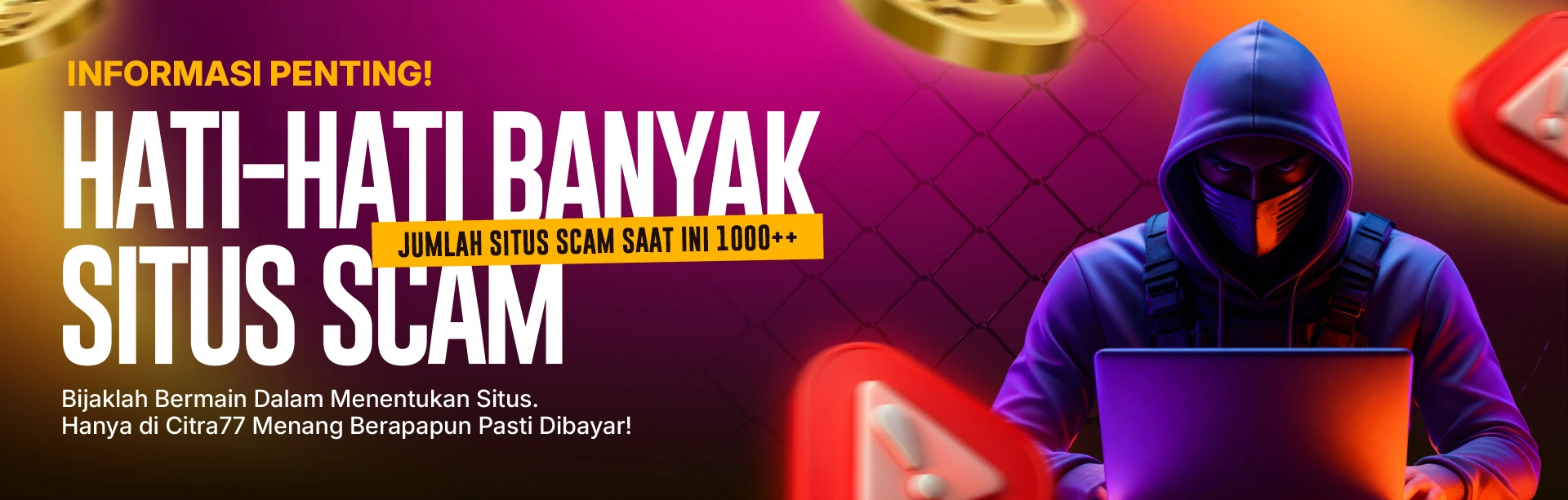 HATI HATI SITUS SCAM