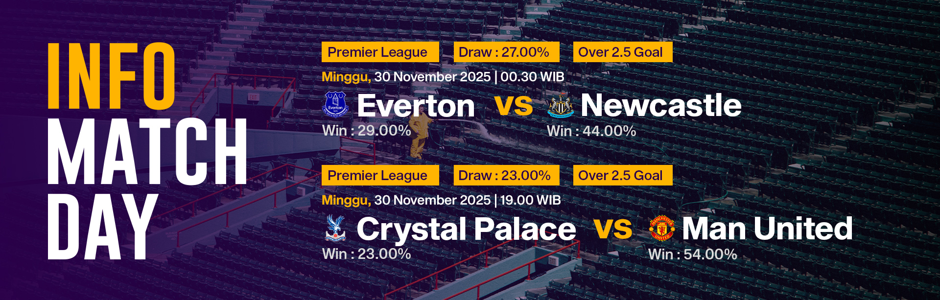 JADWAL BOLA 30 NOVEMBER 2025