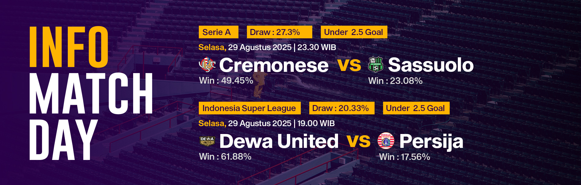 MATCH 29 AGUSTUS 2025