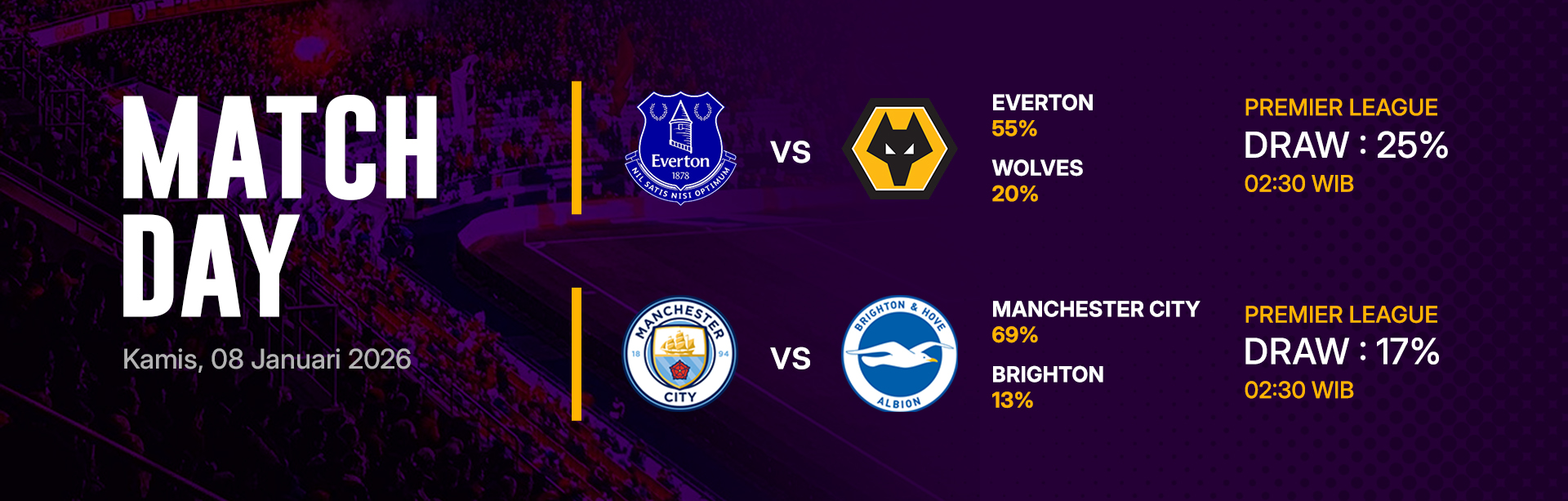 JADWAL BOLA 08 JANUARI 2026