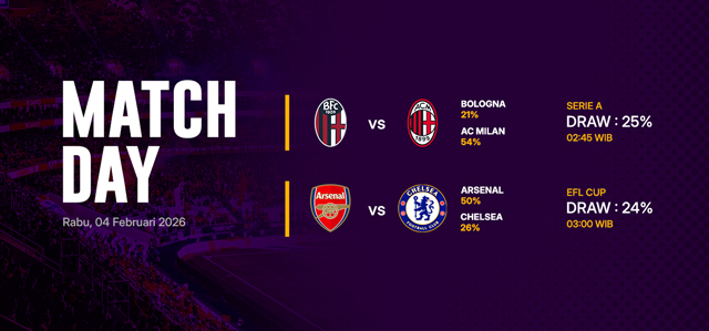 JADWAL BOLA 04 FEBRUARI 2026