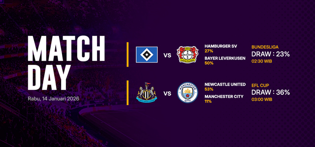 JADWAL BOLA 14 JANUARI 2026