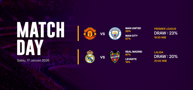JADWAL BOLA 17 JANUARI 2026