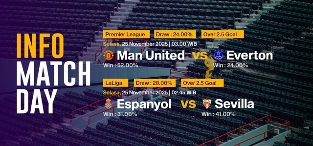 JADWAL BOLA 25 NOVEMBER 2025