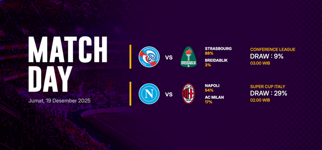 JADWAL BOLA 19 DESEMBER 2025
