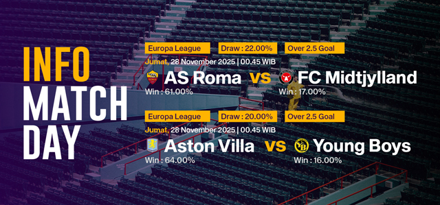 JADWAL BOLA 28 NOVEMBER 2025