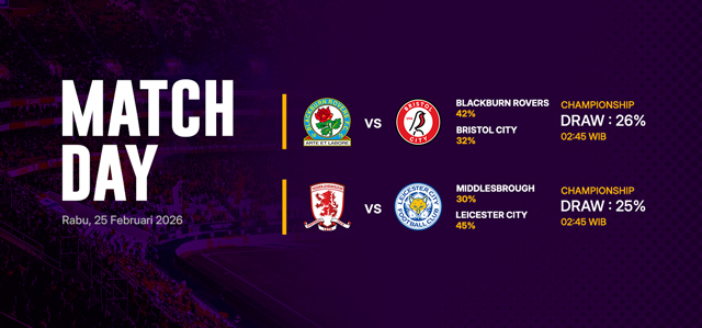JADWAL BOLA 25 FEBRUARI 2026