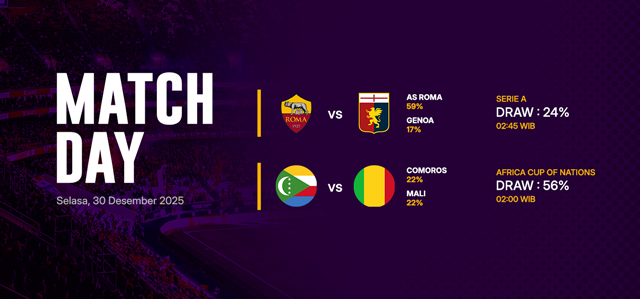JADWAL BOLA 30 DESEMBER 2025