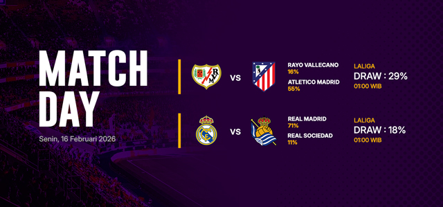 JADWAL BOLA 16 FEBRUARI 2026