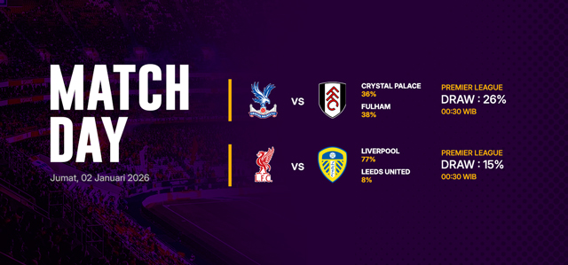 JADWAL BOLA 02 JANUARI 2026