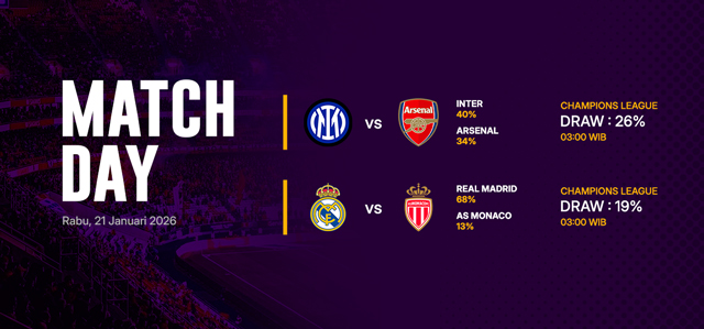 JADWAL BOLA 21 JANUARI 2026