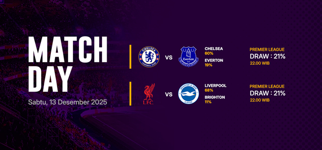 JADWAL BOLA 13 DESEMBER 2025