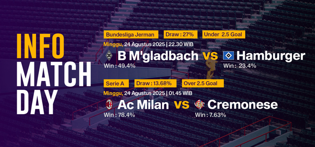 MATCH 24 AGUSTUS 2025
