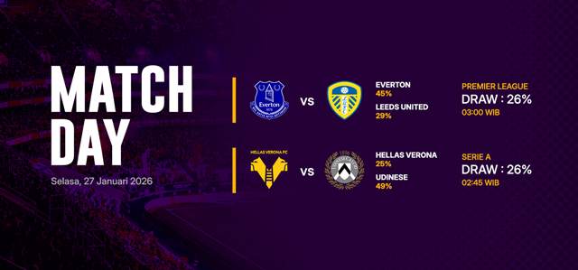 JADWAL BOLA 27 JANUARI 2026