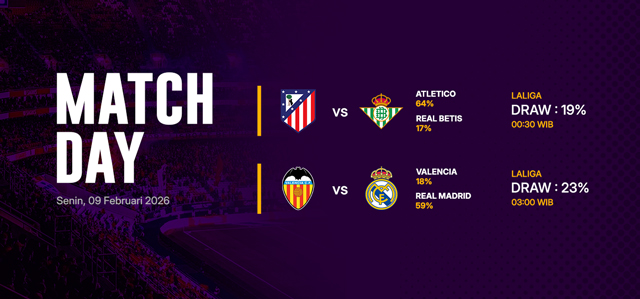 JADWAL BOLA 09 FEBRUARI 2026
