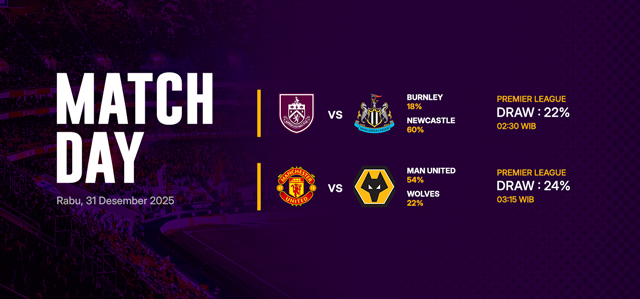 JADWAL BOLA 31 DESEMBER 2025