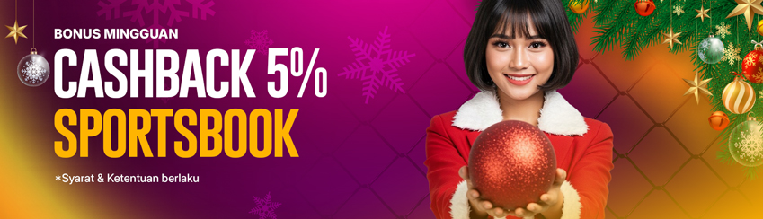 CASHBACK SPORTSBOOK 5%