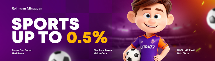 CASHBACK SPORTSBOOK 5%
