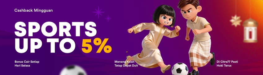 CASHBACK SPORTSBOOK 5%