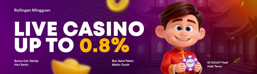 ROLLINGAN CASINO MINGGUAN 0,8%