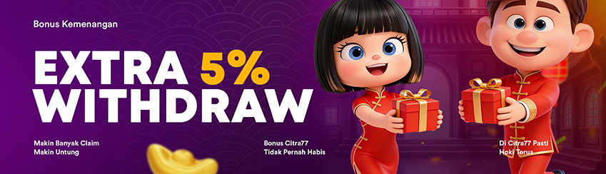 BONUS EXTRA WD 5% SETIAP HARI !