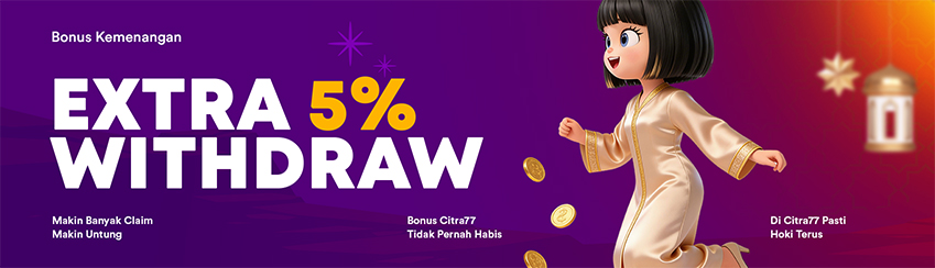 BONUS EXTRA WD 5% SETIAP HARI !