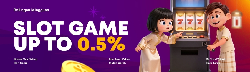 ROLLINGAN SLOT MINGGUAN 0.5%