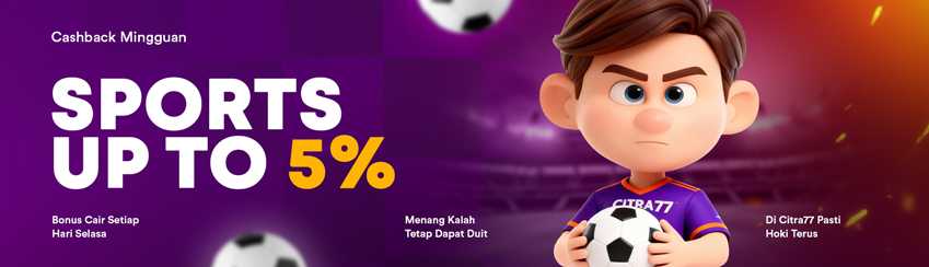 CASHBACK SPORTSBOOK 5%